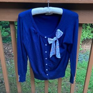 Lavand blue cardigan sweater